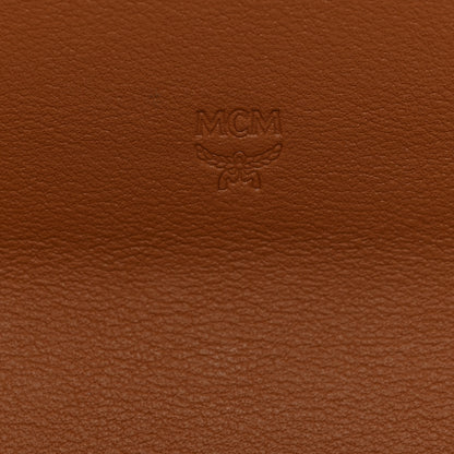 MCM Visetos Large Patricia Love Patch Wallet On Chain Cognac 6 of 10