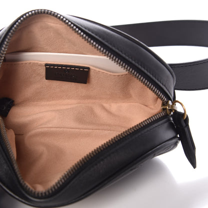 Gucci Calfskin Matelasse GG Marmont Belt Bag 85 34 Black 5 of 8