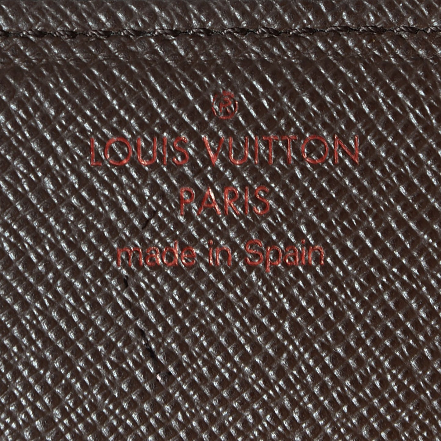 Damier Ebene Business Card Holder
