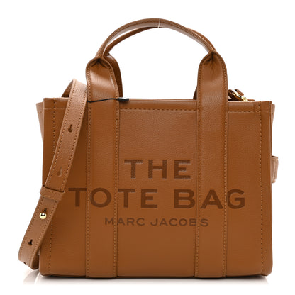 Marc Jacobs Grained Calfskin Small The Tote Bag Argan Oil 1 of 10