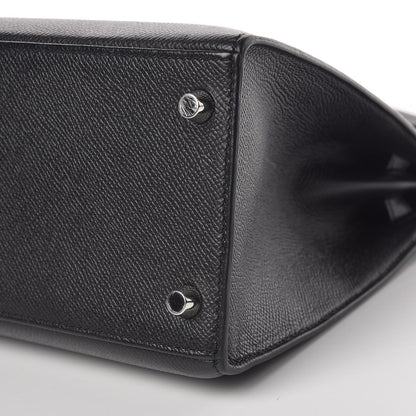 Hermes Epsom Kelly Sellier 28 Black 9 of 36