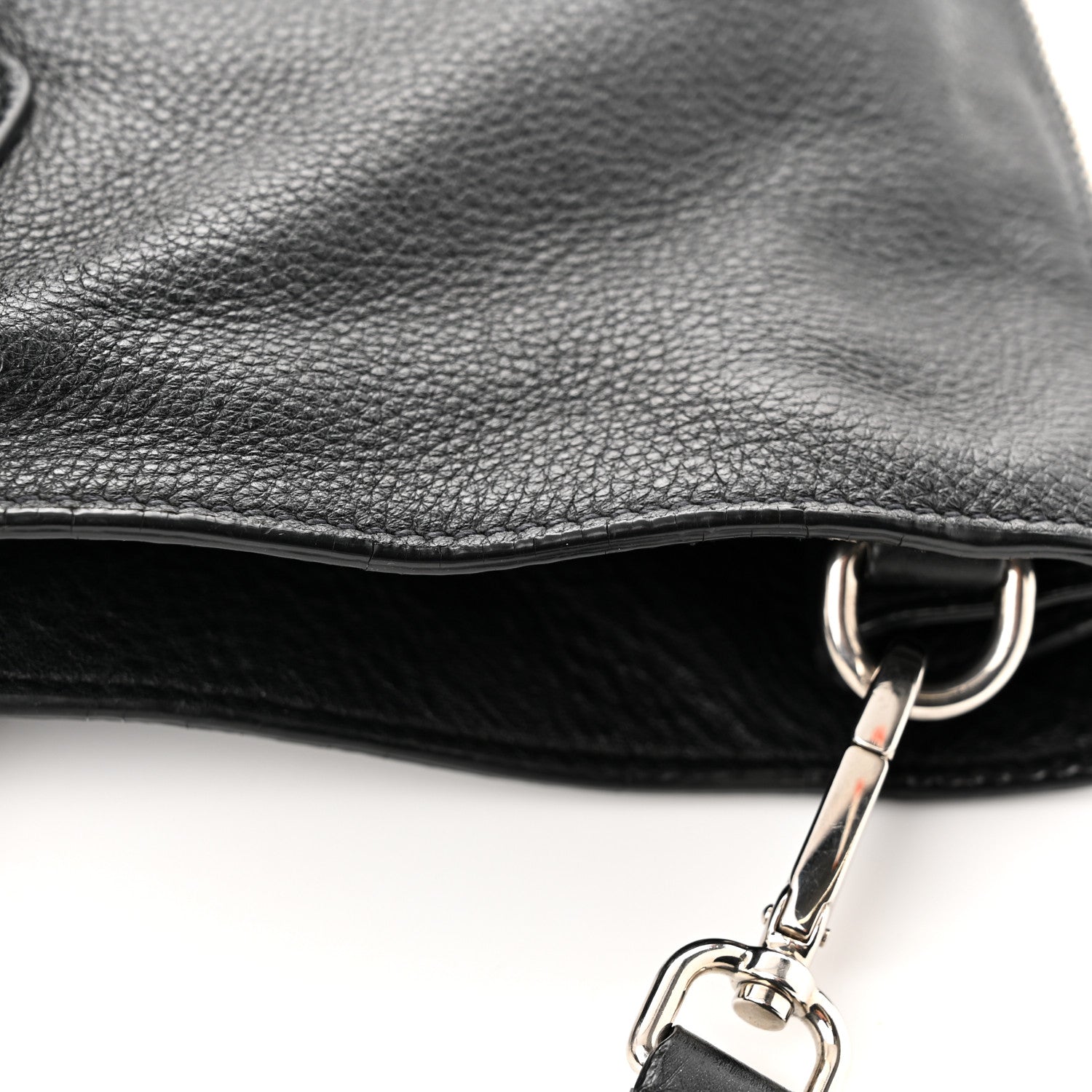 Prada Vitello Daino Tote Black 11 of 15