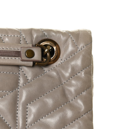 Lanvin Lambskin Quilted Large Happy Shoulder Bag Taupe 12 of 13