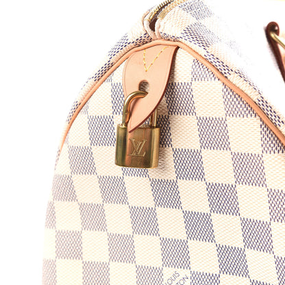 Louis Vuitton Damier Azur Speedy 35 12 of 12