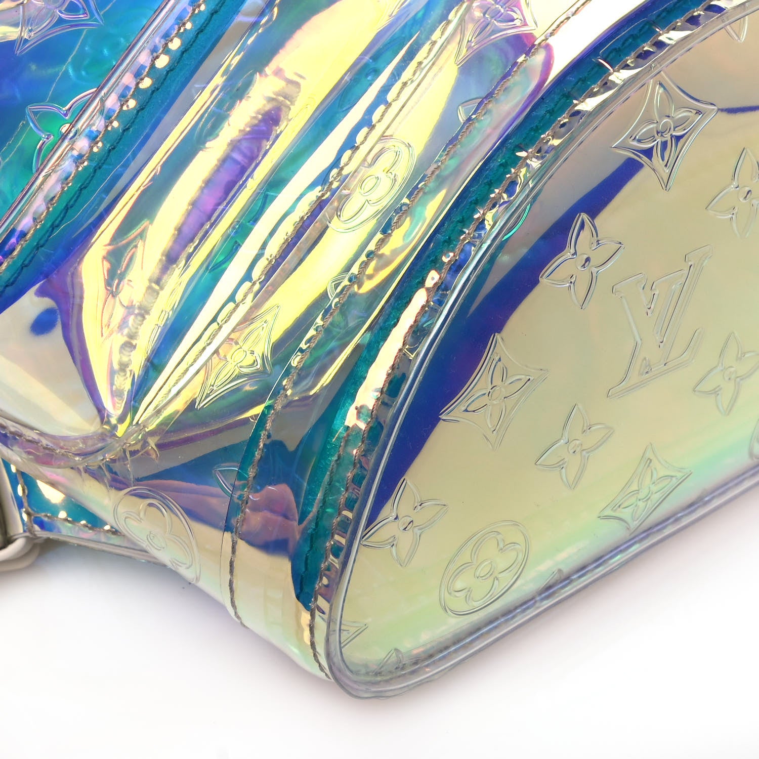 louis vuitton christopher backpack holographic Louis Vuitton PVC Monogram Christopher Backpack GM Iridescent Prism 904330 – FASHIONPHILE
