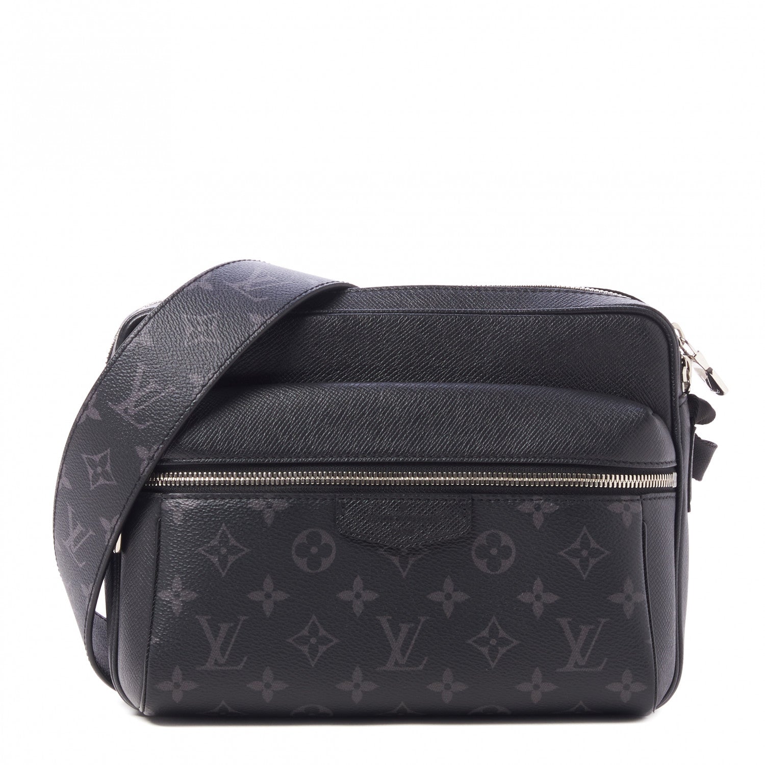 Louis Vuitton Taiga Monogram Eclipse Outdoor Messenger Black 1 of 9
