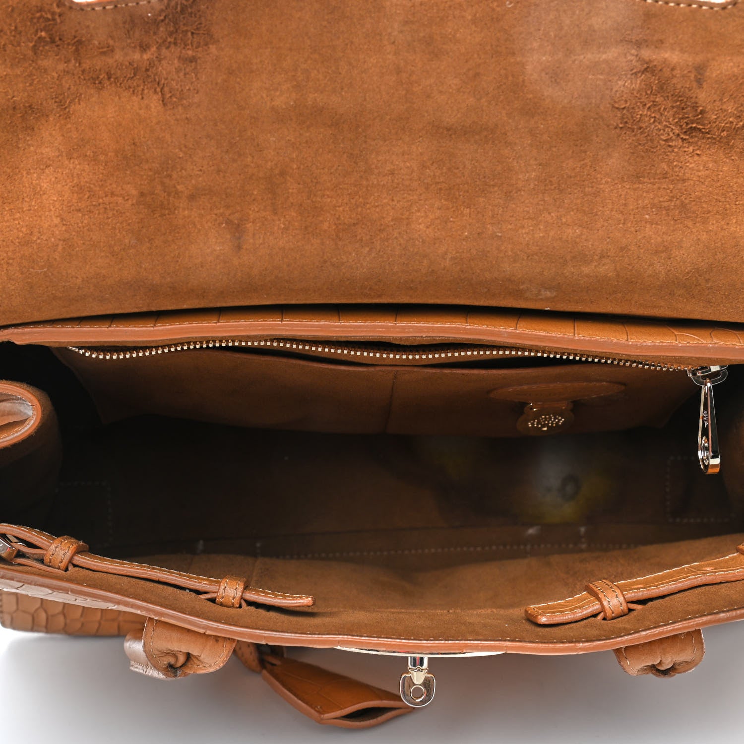Mulberry Crocodile Embossed Bayswater Camel 4 of 12