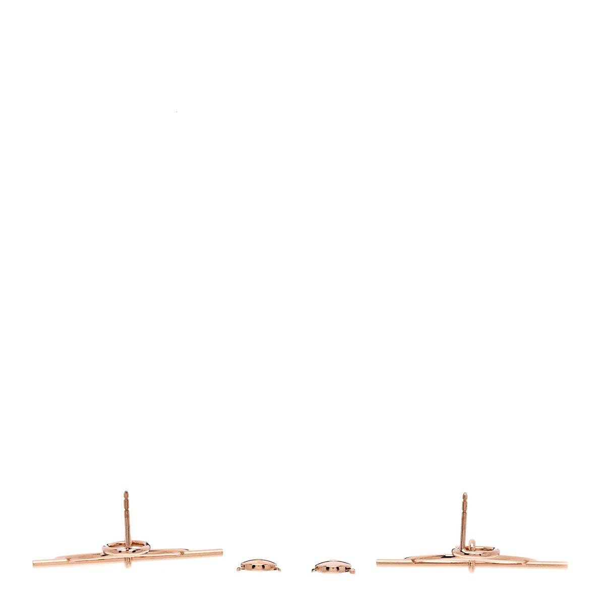 18K Rose Gold PM Loop Earrings