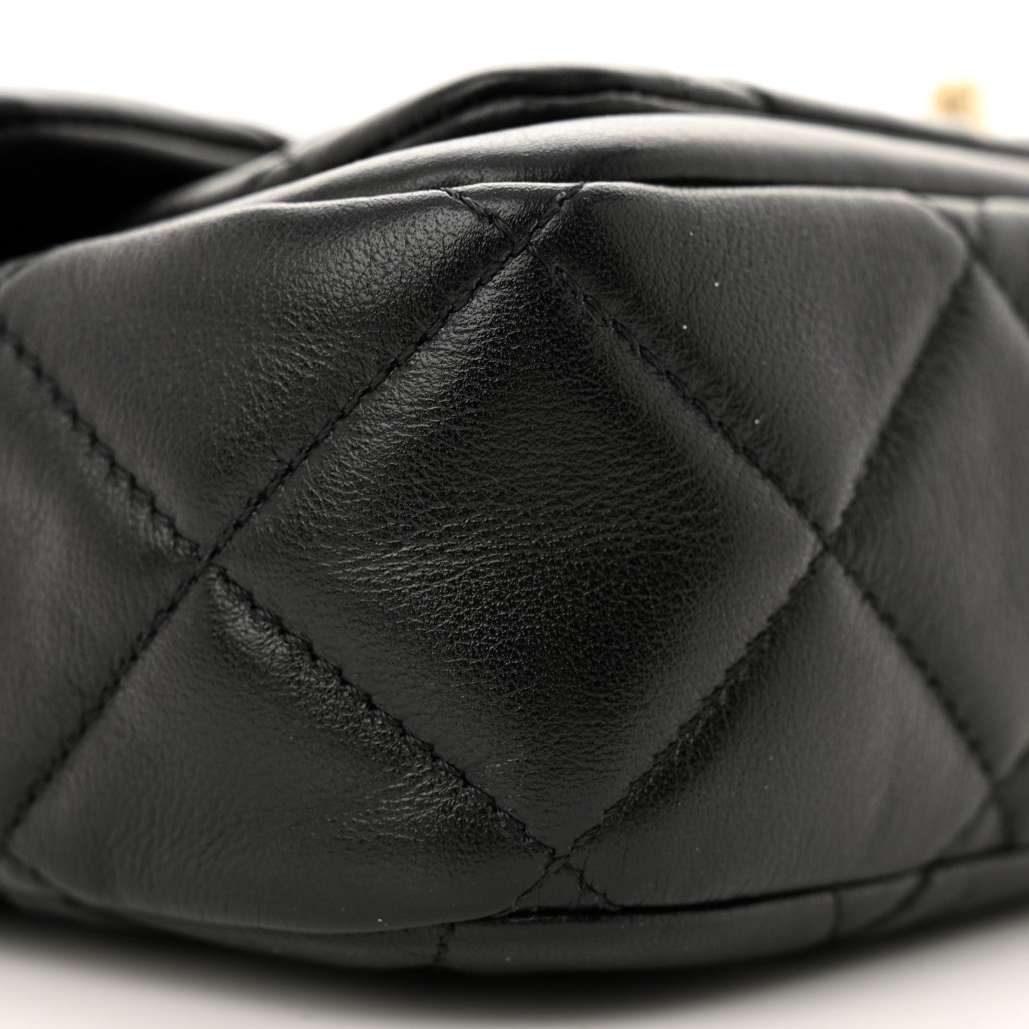 Chanel Lambskin Quilted Small Single Flap Black 9 of 13