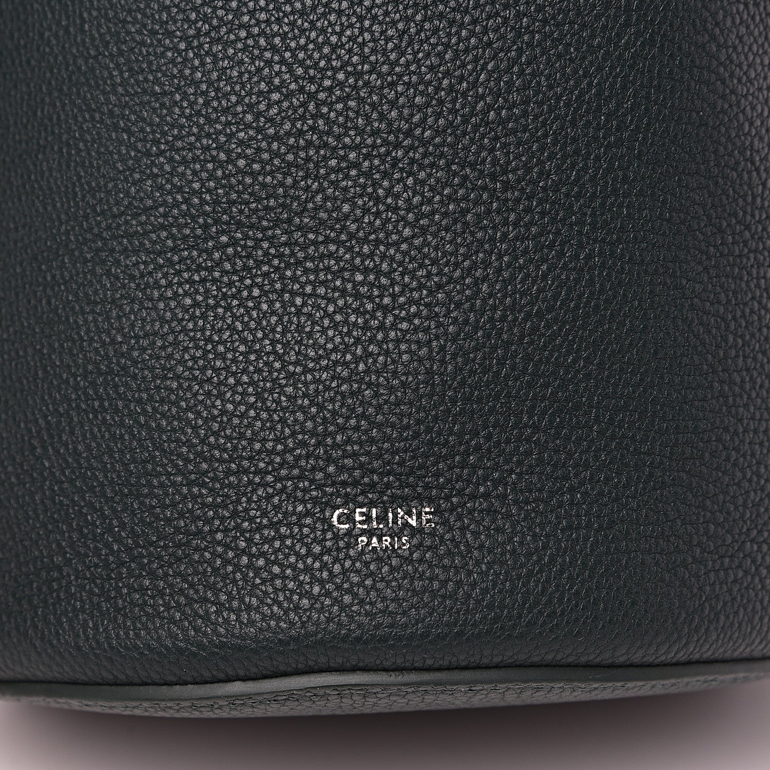 Celine Supple Grained Calfskin Nano Big Bag Bucket Slate 5 of 9