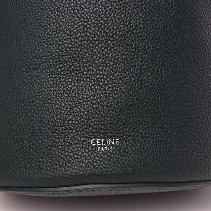 Celine Supple Grained Calfskin Nano Big Bag Bucket Slate 5 of 9