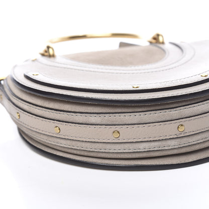 Chloe Calfskin Suede Small Pixie Bag Motty Grey 4 of 10