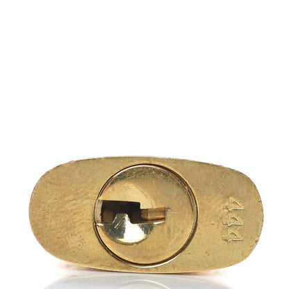 Louis Vuitton Brass Lock and Key Set #444 3 of 4