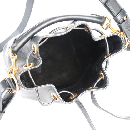Saint Laurent Calfskin Small Emmanuelle Bucket Bag Black 5 of 9
