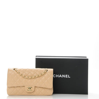 Chanel Caviar Quilted Medium Double Flap Beige Clair 9 of 9