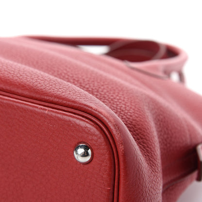 Hermes Taurillon Clemence Bolide 31 Rouge Garance 9 of 19