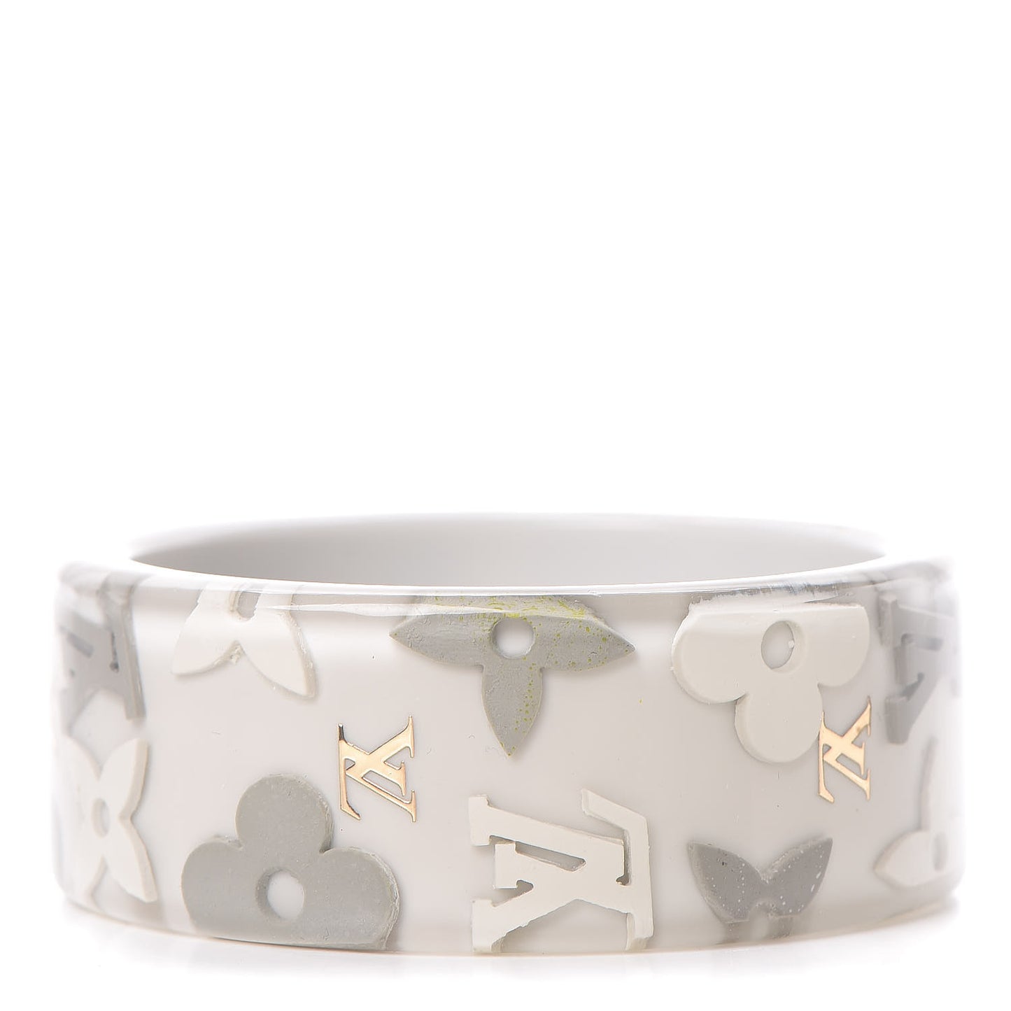 Resin Monogram Farandole Bracelet Grey