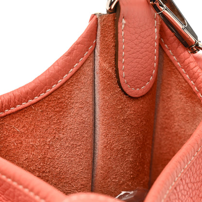 Hermes Taurillon Clemence Evelyne PM Crevette 17 of 18