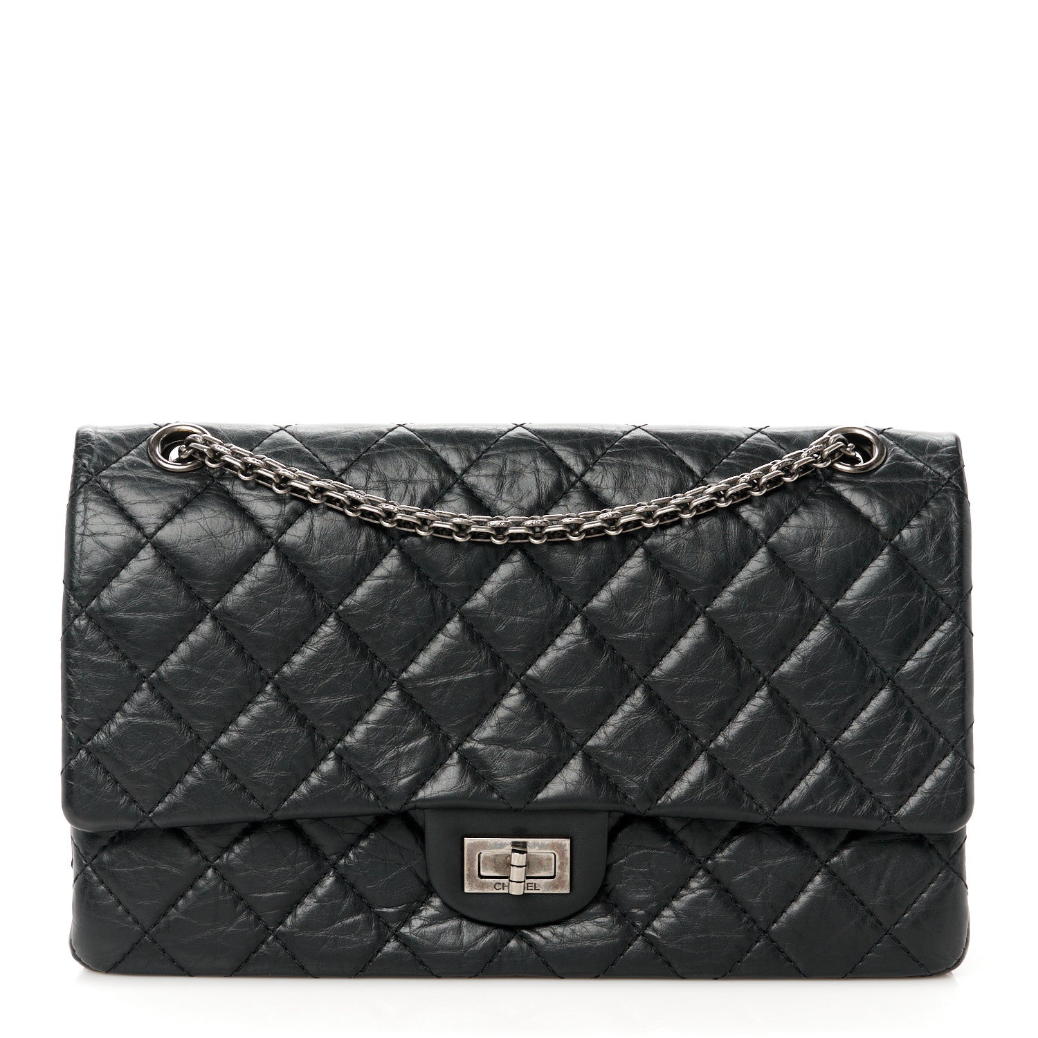 Chanel Aged Calfskin Quilted 2.55 Reissue 226 Flap Black 1 of 10