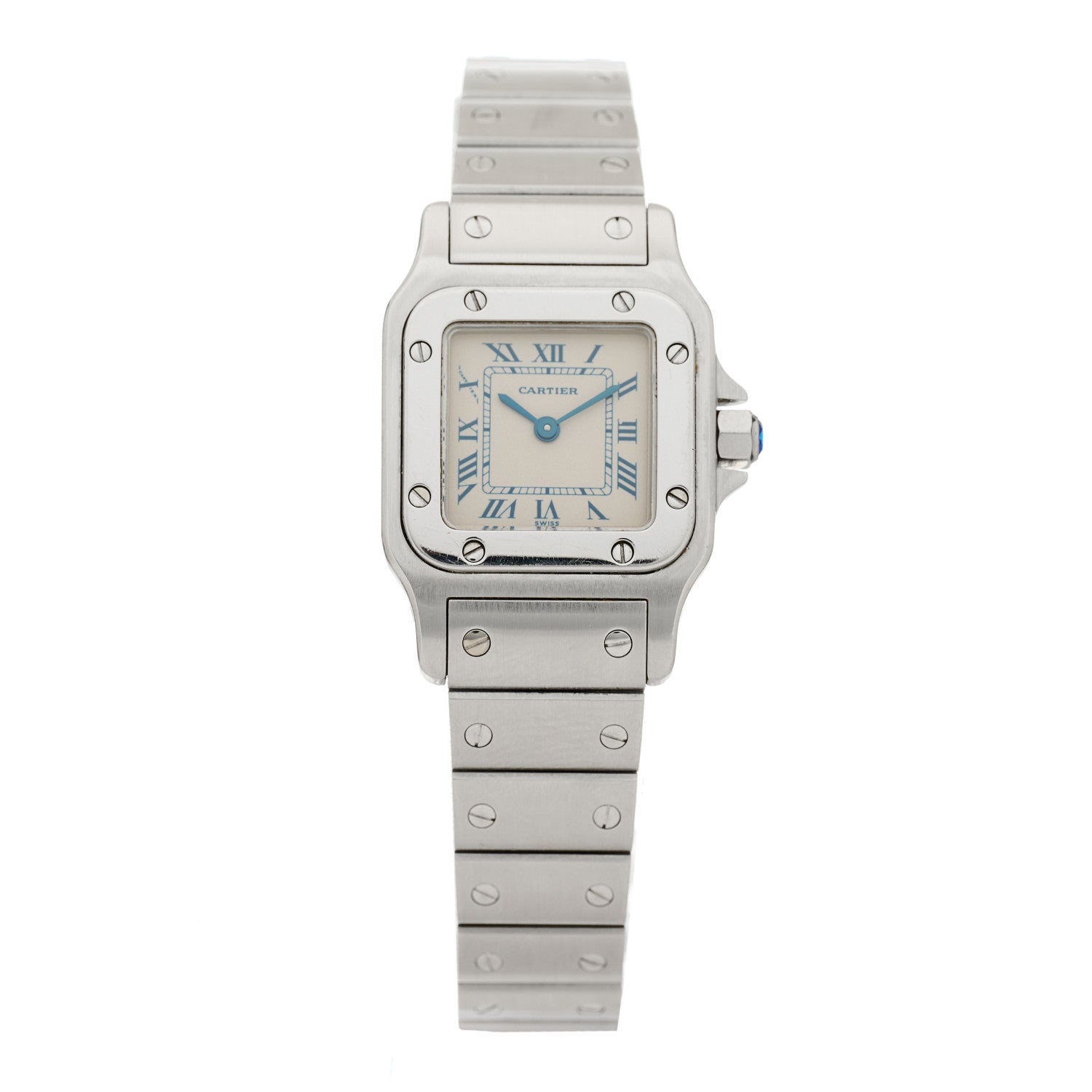 Cartier Stainless Steel 24mm Santos de Cartier Galbee Quartz Watch 1 of 4