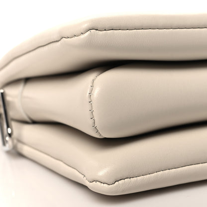 Louis Vuitton Lambskin Embossed Monogram Coussin PM Cream Grey 10 of 12