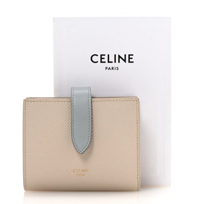 Celine Grained Calfskin Small Multifunction Strap Wallet Light Beige Mineral 10 of 10