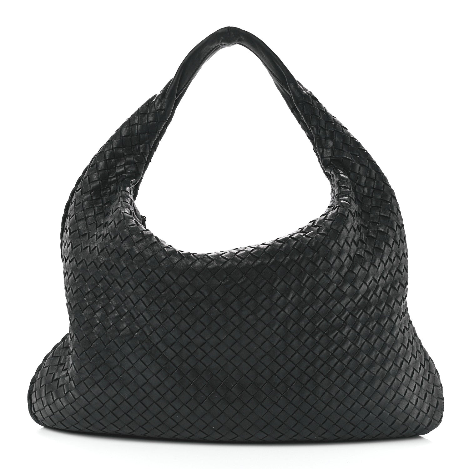 Bottega Veneta Nappa Intrecciato Large Veneta Hobo Black 1 of 12