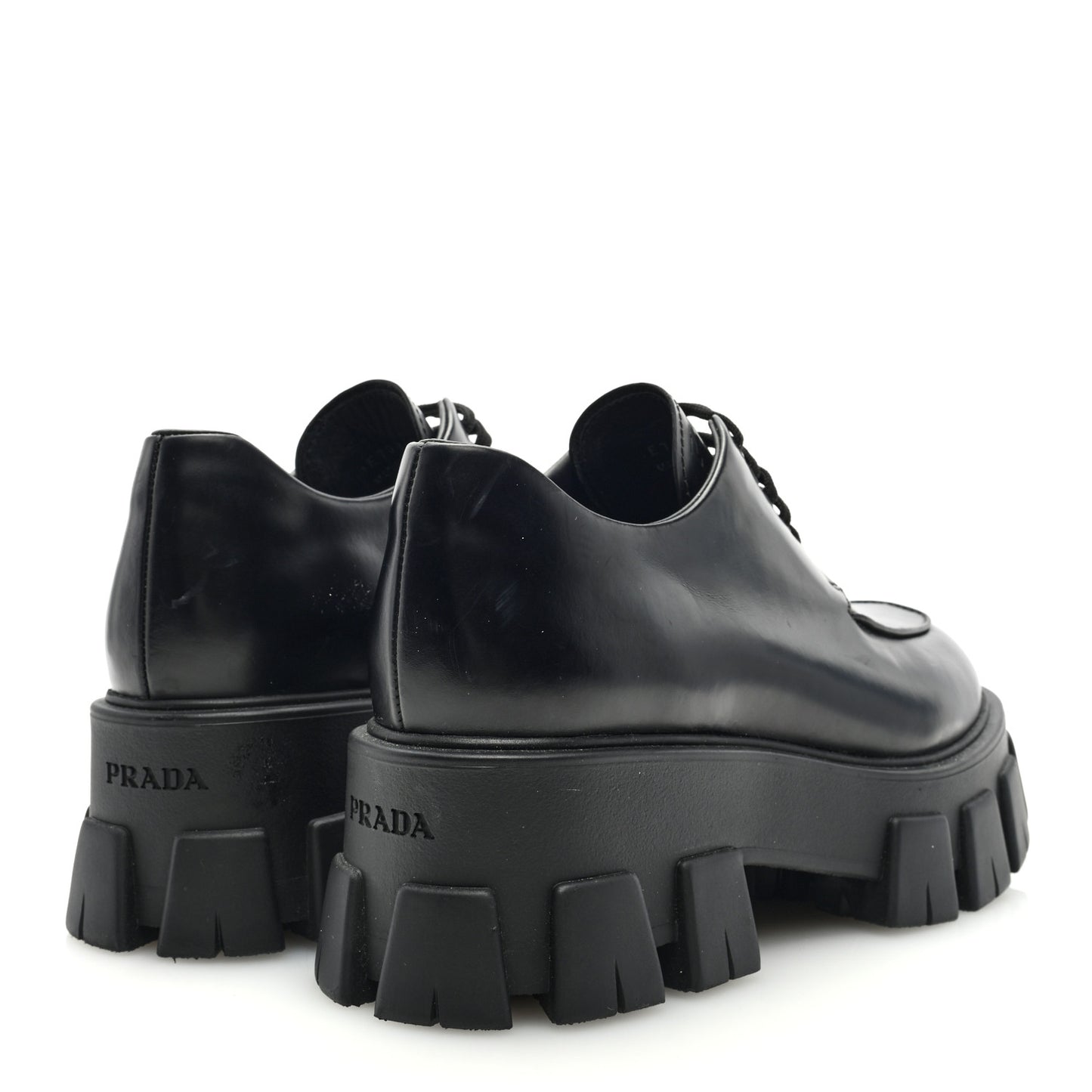 Spazzolato Rois Monolith 55mm Derby Loafers 38.5 Black