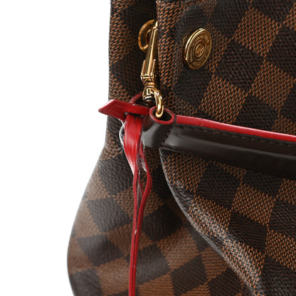 Louis Vuitton Damier Ebene Caissa Hobo Cherry 18 of 20