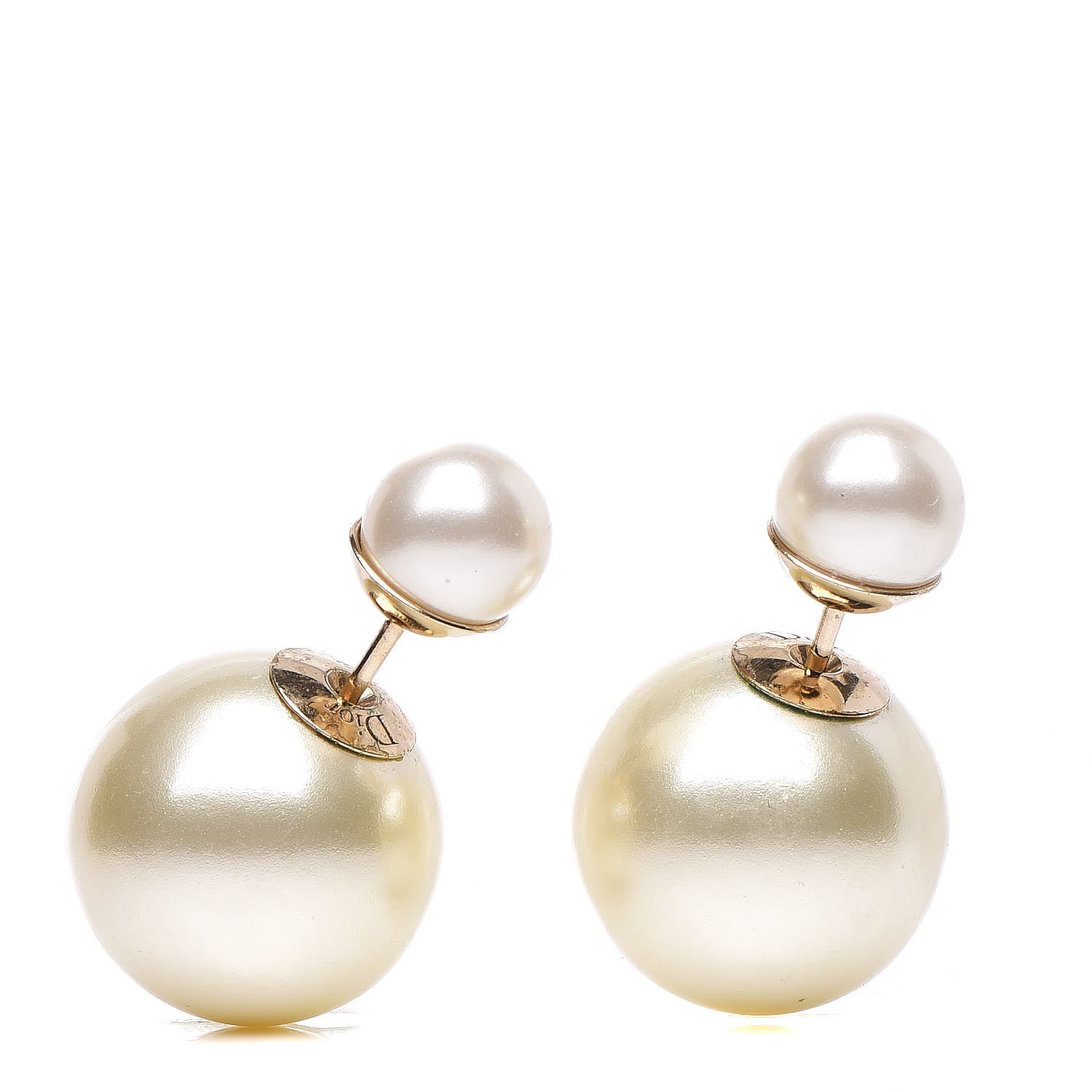 Christian Dior Pearl Mise En Dior Tribal Earrings 1 of 3