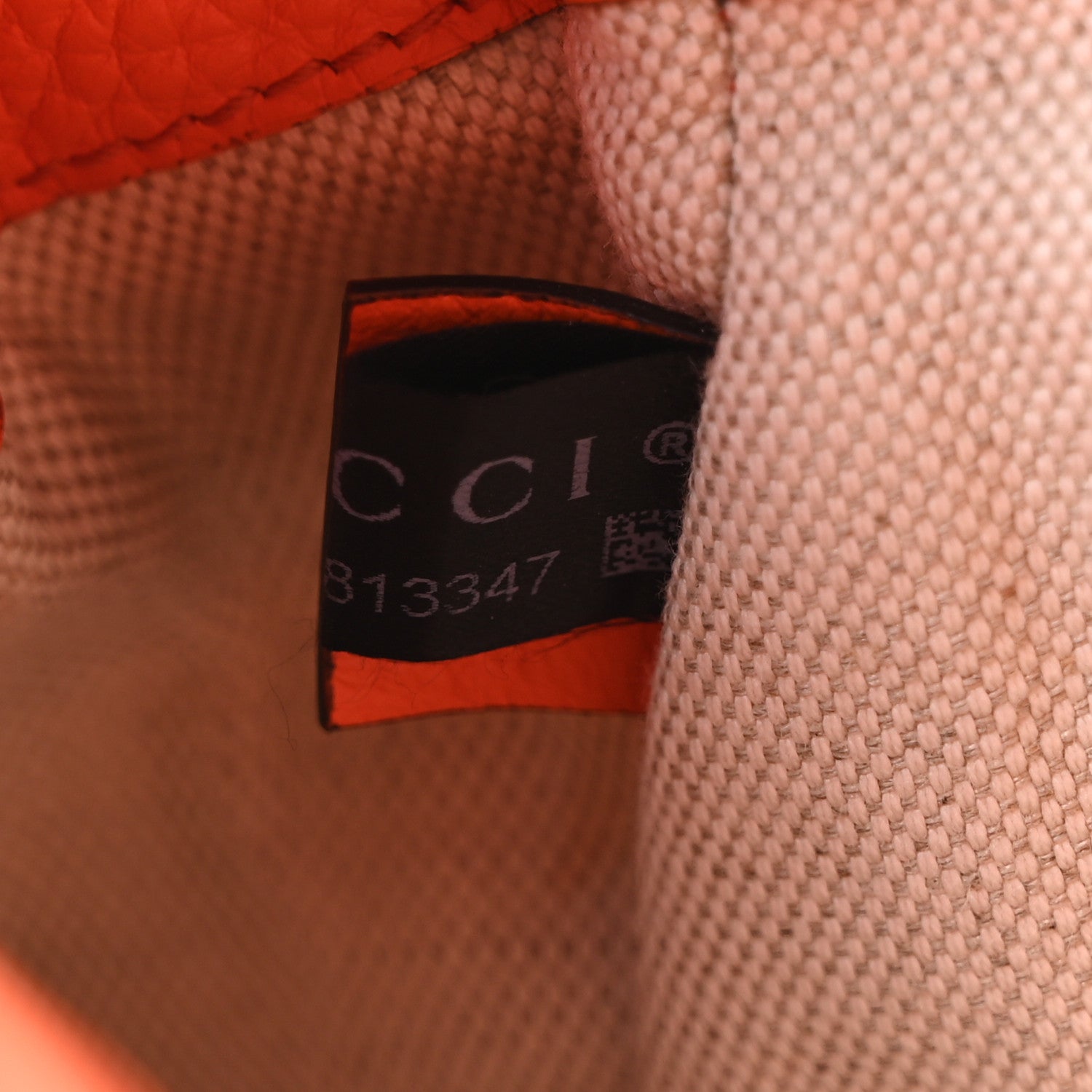 Gucci Piuma Calfskin Jumbo GG Embossed Double Buckle Backpack Good Orange 6 of 9
