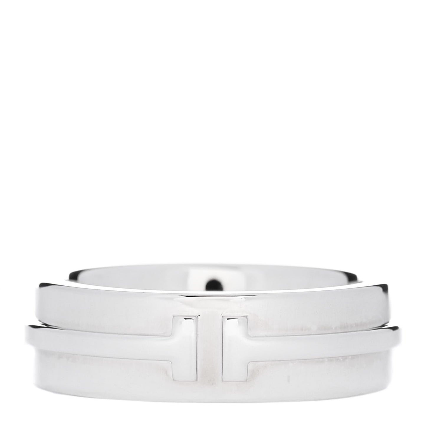 Sterling Silver T Wide Ring 52 6