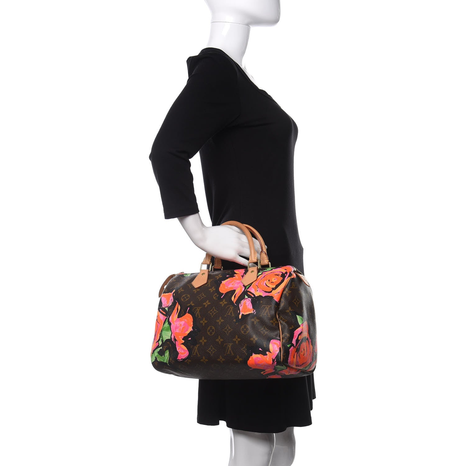 Louis Vuitton Monogram Roses Speedy 30 2 of 12