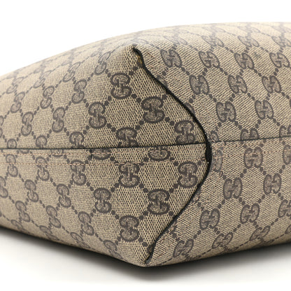 Gucci Calfskin GG Supreme Monogram Medium Reversible Tote Black 13 of 23