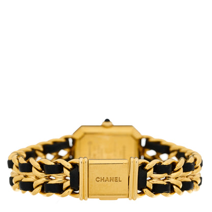 Chanel Stainless Steel Lambskin 20mm Chain Premiere Quartz Watch Gold XL 3 of 4