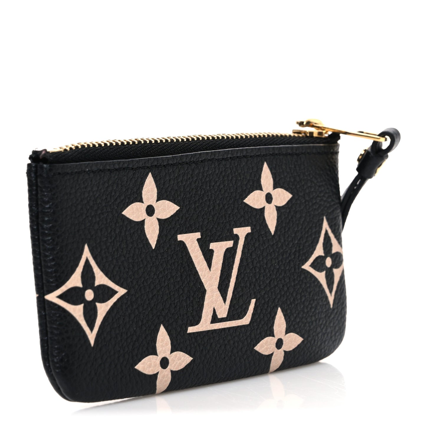Empreinte Monogram Giant Key Pouch Black Beige