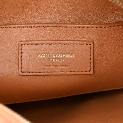 Saint Laurent Linen Calfskin Le Monogramme Coeur 6 of 10