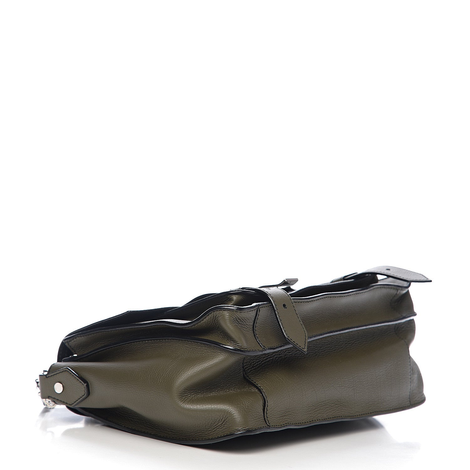 Proenza Schouler Grained Calfskin Medium PS1 Plus Satchel Cypress 3 of 10