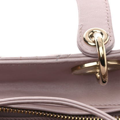 Christian Dior Lambskin Cannage Medium Lady Dior Light Pink 11 of 11