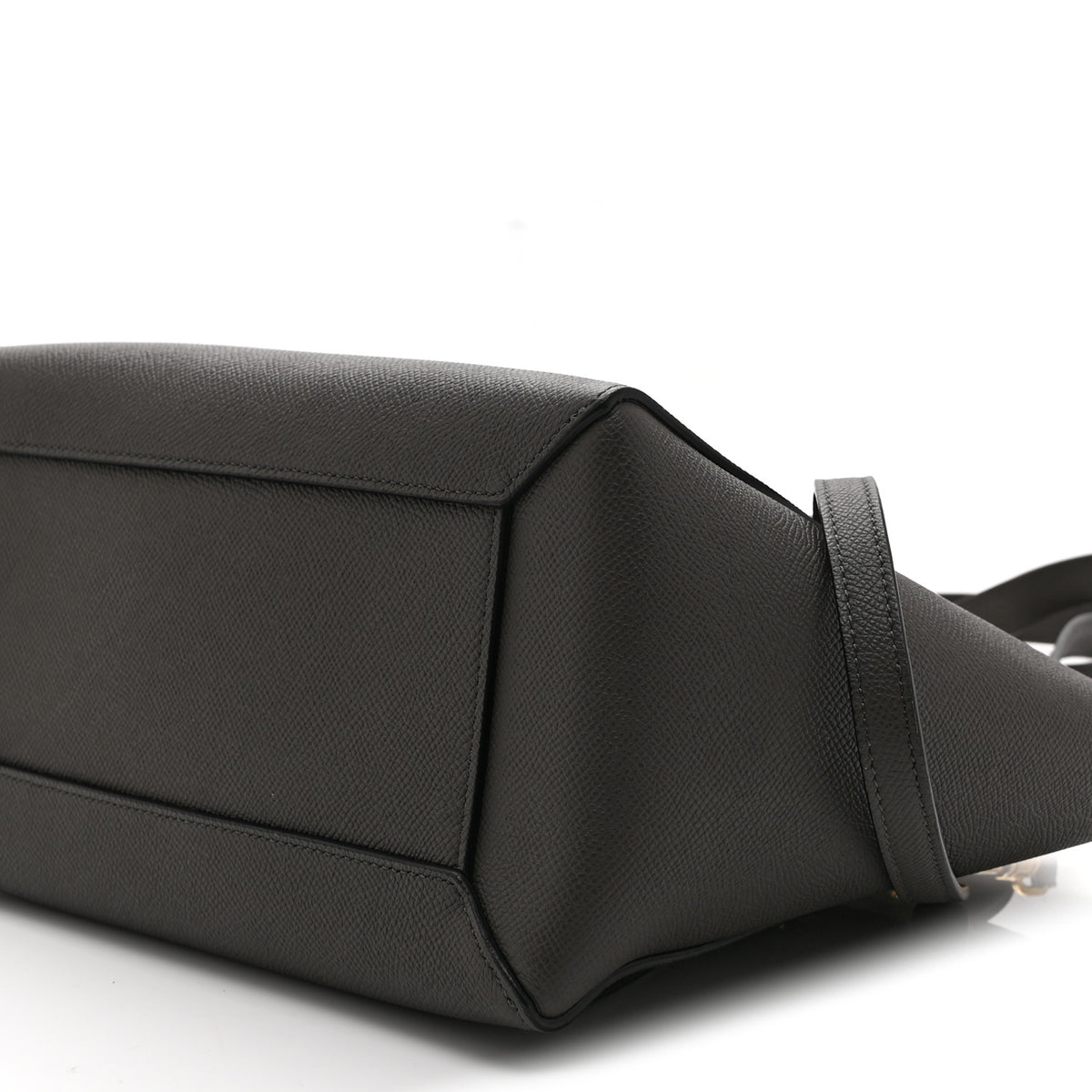Celine Grained Calfskin Micro Belt Bag Grey 10 of 10