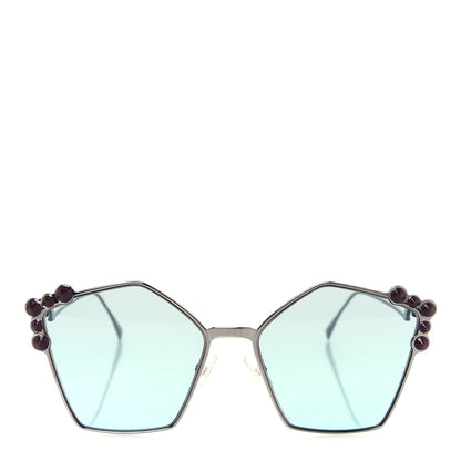 Fendi Geometric Dots Sunglasses FF 0261/S Blue 2 of 9