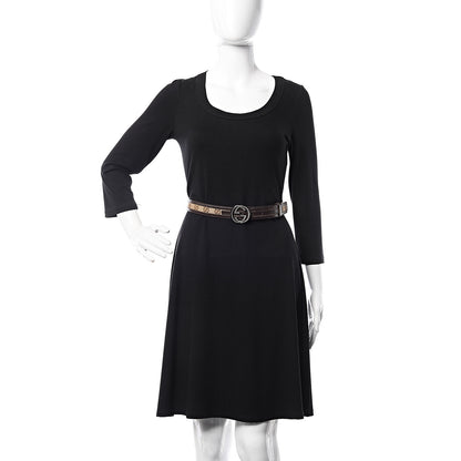 Gucci Monogram Interlocking G Belt 90 36 Dark Brown 2 of 6