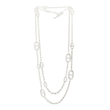 Hermes Sterling Silver Farandole Necklace 120 3 of 6