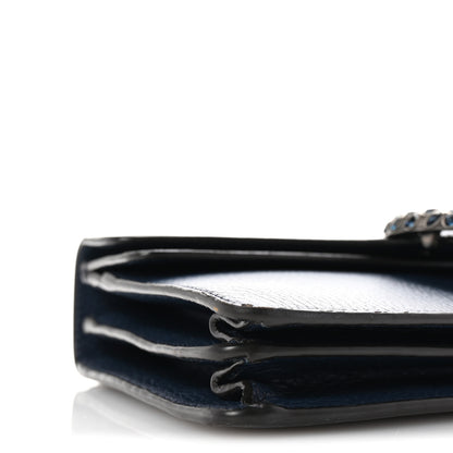Gucci Pebbled Calfskin Small Dionysus Shoulder Bag Blue Agata 9 of 10