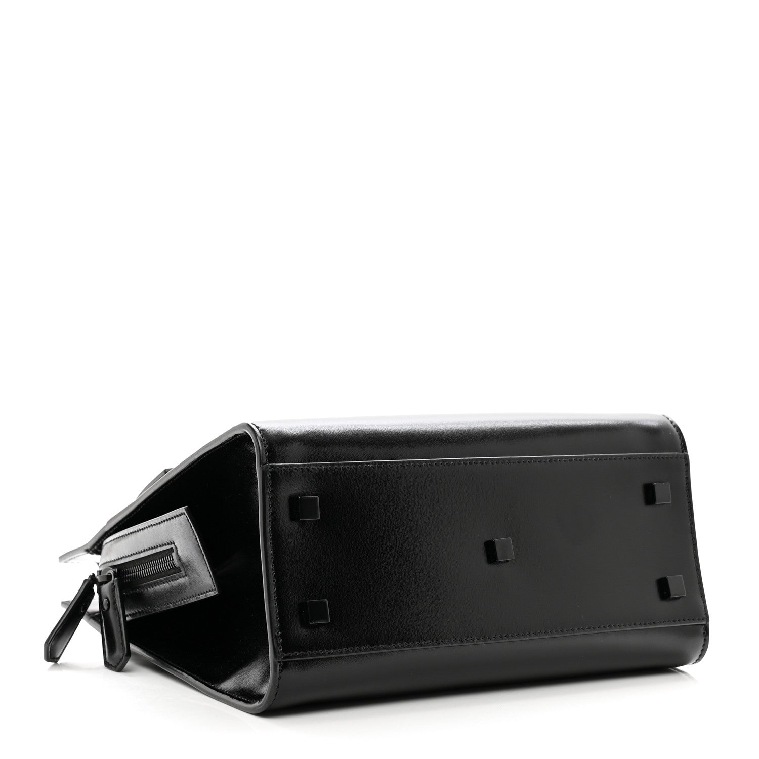 Saint Laurent Shiny Calfskin Small Uptown Tote Black 4 of 9