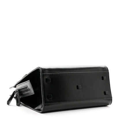 Saint Laurent Shiny Calfskin Small Uptown Tote Black 4 of 9