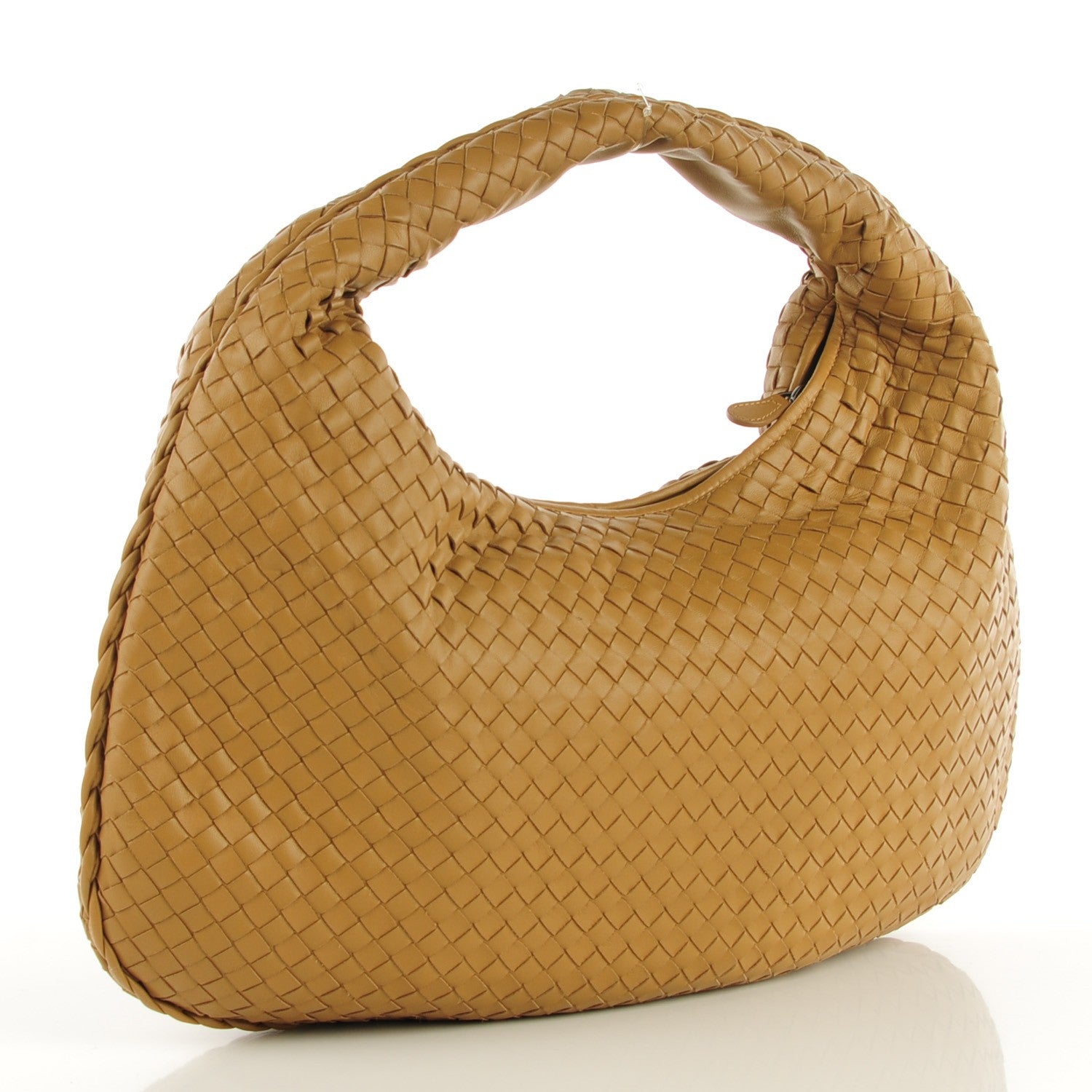 Bottega Veneta Nappa Intrecciato Large Veneta Hobo Camel 3 of 8