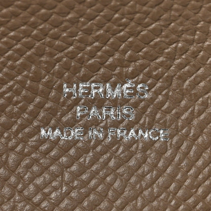 Hermes Epsom Calvi Card Case Etoupe 6 of 6