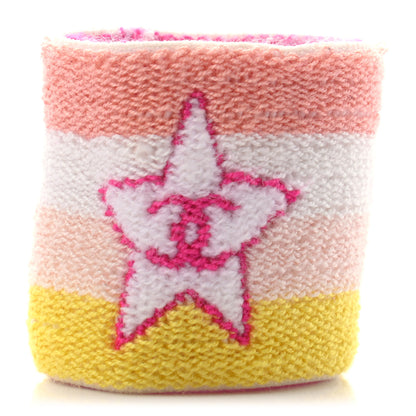Chanel Knit Coco CC Headband Wristband Set Multicolor 6 of 6