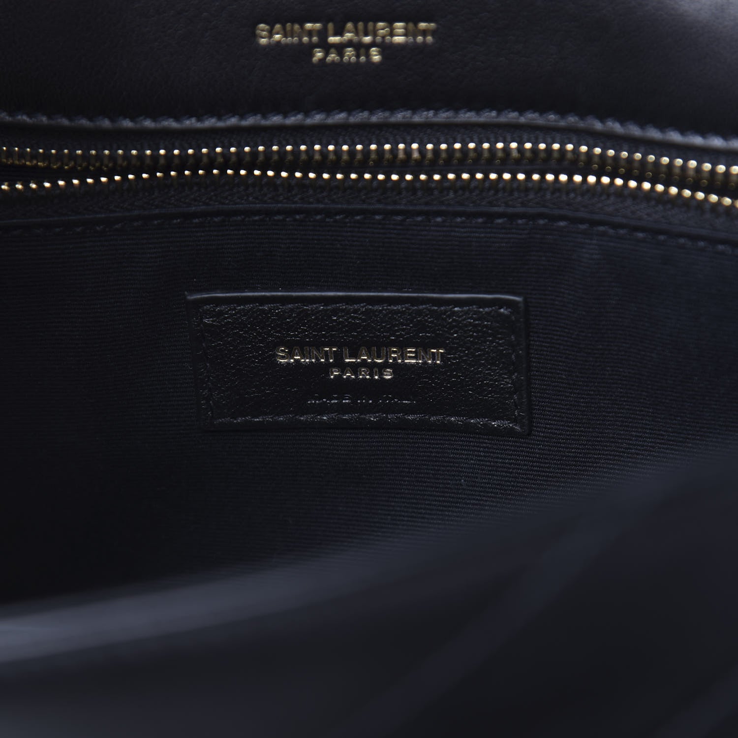 Saint Laurent Lambskin Matelasse Monogram Medium Niki Chain Satchel Black 6 of 9